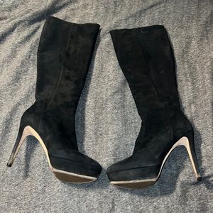 Jimmy Choo size 40 stiletto heel black boots